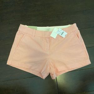 J. Crew Factory City Fit Shorts in Coral